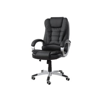  Кресло руководителя BRABIX Comfort MS-003 (532521) экокожа, черное 