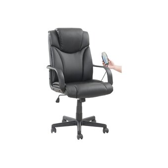  Кресло руководителя BRABIX Relax MS-001 (532519) экокожа, черное 