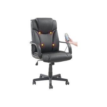  Кресло руководителя BRABIX Relax MS-001 (532519) экокожа, черное 