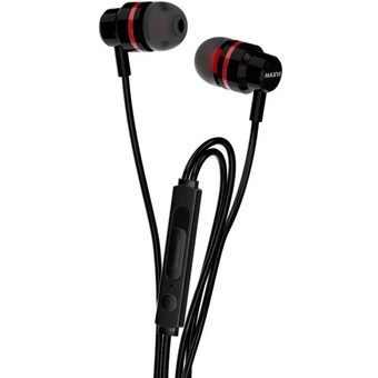  Стереогарнитура Maxvi MHF-04 black-red 