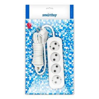  Удлинитель Smartbuy SBE-10-4-02-N 