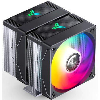  Кулер JONSBO CR-3000E ARGB Black LGA1851/1700/1200/115X/AM5/AM4 (TDP 260W, PWM, 2 x 120mm ARGB LED Fan, 6 тепловых трубок, 4-pin) Retail 