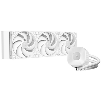 СВО DEEPCOOL LE360 V2 Pure White LGA1851/1700/1200/115X/AM5/AM4 (TDP 300W, ARGB Pump, Anti-Leak edition, PWM, Triple Fan) 