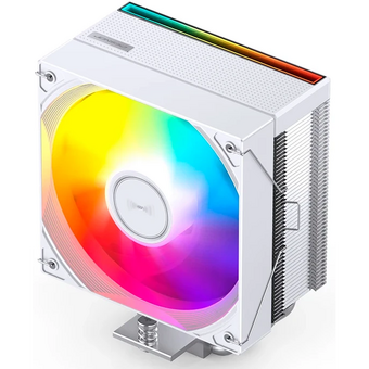  Кулер JONSBO CB40 White LGA1851/1700/1200/115X/AM5/AM4 (TDP 225W, PWM, 120mm ARGB LED Fan, 4 тепловые трубки, 4-pin, белый) Retail 