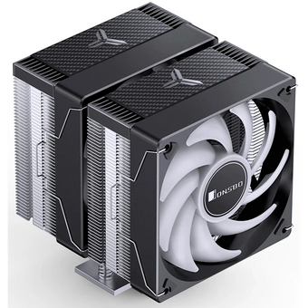  Кулер JONSBO CR-3000E ARGB Black LGA1851/1700/1200/115X/AM5/AM4 (TDP 260W, PWM, 2 x 120mm ARGB LED Fan, 6 тепловых трубок, 4-pin) Retail 
