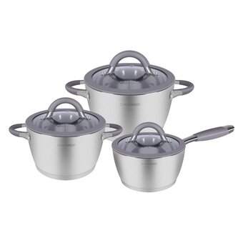  Набор кастрюль MAUNFELD Leona MF124LN01ST нерж 