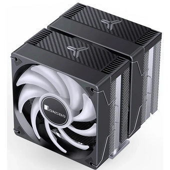  Кулер JONSBO CR-3000E ARGB Black LGA1851/1700/1200/115X/AM5/AM4 (TDP 260W, PWM, 2 x 120mm ARGB LED Fan, 6 тепловых трубок, 4-pin) Retail 