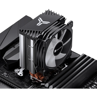  Кулер JONSBO CR-1400 E ARGB Black LGA1851/1700/1200/115X/AM5/AM4 (TDP 160W, PWM, 92mm ARGB LED Fan, 4 тепловые трубки, 4-pin) Retail 