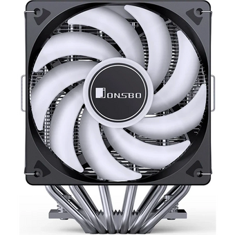  Кулер JONSBO CR-3000E ARGB Black LGA1851/1700/1200/115X/AM5/AM4 (TDP 260W, PWM, 2 x 120mm ARGB LED Fan, 6 тепловых трубок, 4-pin) Retail 