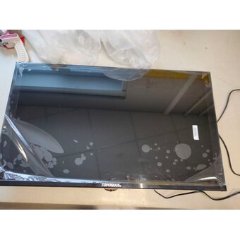 УЦ Телевизор TOPOMAX TM32FHSBK черный (плохая упаковка, полоса на экране) 
