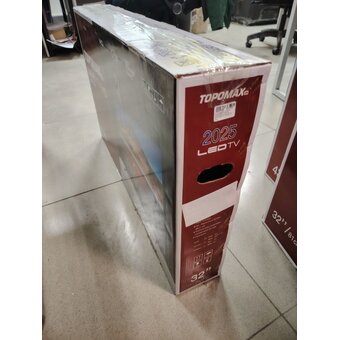  УЦ Телевизор TOPOMAX TM32FHSBK черный (плохая упаковка, полоса на экране) 