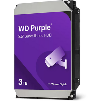 HDD Western Digital Purple WD34PURZ 3TB 3.5", SATA 6Gb / s (SATA-III), CMR 