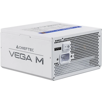  Блок питания Chieftec Vega M White PPG-850-CW (ATX 3.1, 850W, 80 Plus Gold, Active PFC, 135mm fan, Gen5 PCIe, Full Cable Management, белый) Retail 