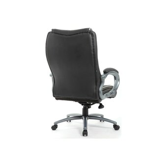  Кресло руководителя BRABIX Premium Strong HD-009 (531945) экокожа черная, ткань серая 
