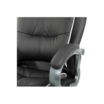  Кресло руководителя BRABIX Premium Strong HD-009 (531945) экокожа черная, ткань серая 