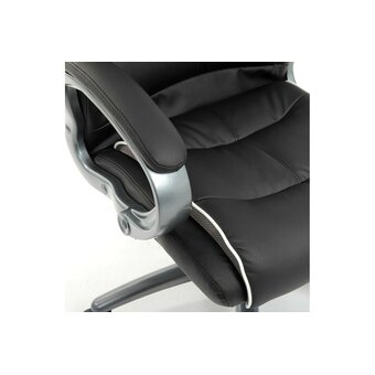  Кресло руководителя BRABIX Premium Strong HD-009 (531945) экокожа черная, ткань серая 