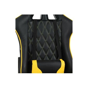  Кресло игровое BRABIX GT Master GM-110 (531927) экокожа, черное/желтое 