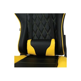  Кресло игровое BRABIX GT Master GM-110 (531927) экокожа, черное/желтое 