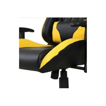  Кресло игровое BRABIX GT Master GM-110 (531927) экокожа, черное/желтое 