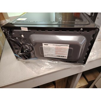  УЦ Микроволновая печь BBK 17MWS-794M/B-M черный (плохая упаковка, вмятина на корпусе, вмятины внутри, лопнуто кольцо) 