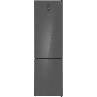  Холодильник Weissgauff WRK 2000 Full NoFrost Inverter Grey Glass 