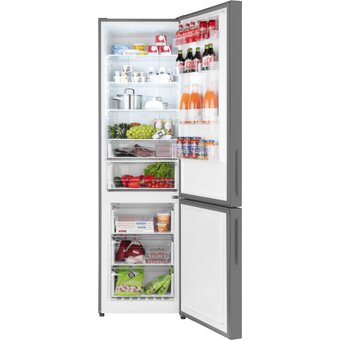  Холодильник Weissgauff WRK 2000 Full NoFrost Inverter Grey Glass 