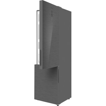  Холодильник Weissgauff WRK 2000 Full NoFrost Inverter Grey Glass 