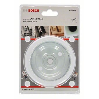  Коронка Bosch 2608594233 по дереву/металлу/пластику, 83мм 