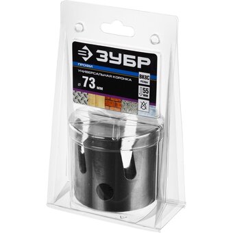  Коронка Зубр 29514-73, универсальное, 73мм 