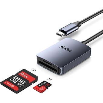  USB Hub Netac WF12 (WK12GYCN) , USB-A to USB3.0*3+RJ45+TypeC 5V . 