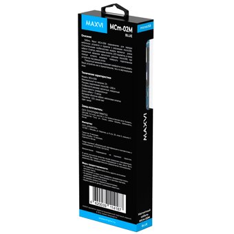  Кабель Maxvi MCm-02M blue USB-A - MicroUSB, 2A 
