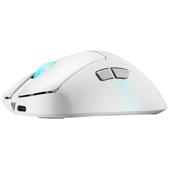  Мышь ASUS P722 Rog Keris II Origin (90MP04A0-BMUA10) Wht 65g 42,000DPI Bluetooth 5.1 2.4GHz 7buttons 