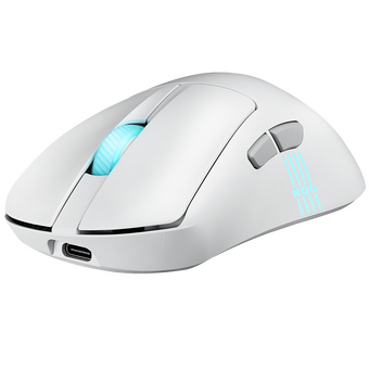  Мышь ASUS P722 Rog Keris II Origin (90MP04A0-BMUA10) Wht 65g 42,000DPI Bluetooth 5.1 2.4GHz 7buttons 