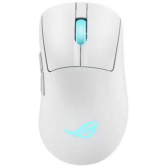  Мышь ASUS P722 Rog Keris II Origin (90MP04A0-BMUA10) Wht 65g 42,000DPI Bluetooth 5.1 2.4GHz 7buttons 