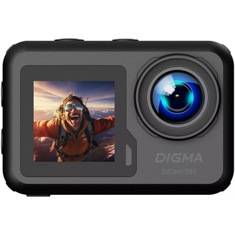  Экшн-камера Digma DiCam 980 DC980 1xCMOS 12Mpix черный 