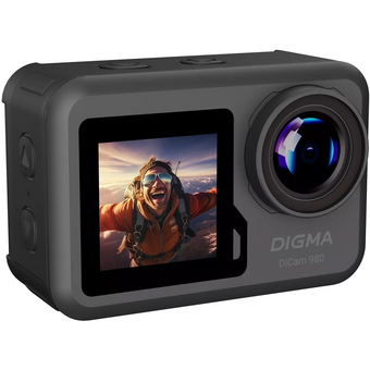  Экшн-камера Digma DiCam 980 DC980 1xCMOS 12Mpix черный 