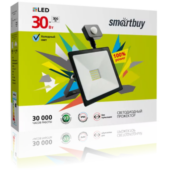  Светодиодный LED-прожектор Smartbuy SBL-FLSen-30-65K 