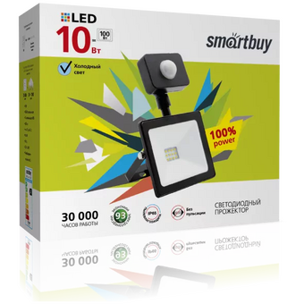  Светодиодный LED-прожектор Smartbuy SBL-FLSen-10-65K 