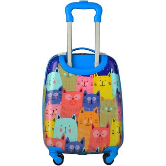  Чемодан Magio 158 Веселые коты разноцветный 