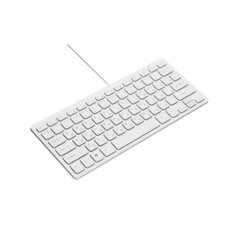  Клавиатура проводная Olmio CK-05 белый 
