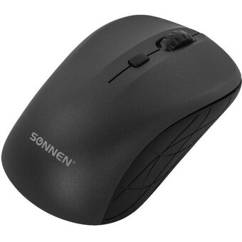  Мышь беспроводная SONNEN V-111 (513518) черная 