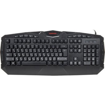  Клавиатура проводная SONNEN Q9M (513511) черная 