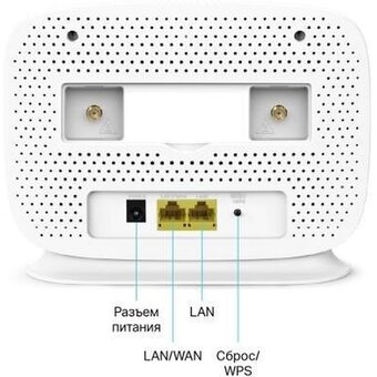  Роутер беспроводной TP-Link TL-MR105 N300 10/100BASE-TX/4G cat. 4 белый 