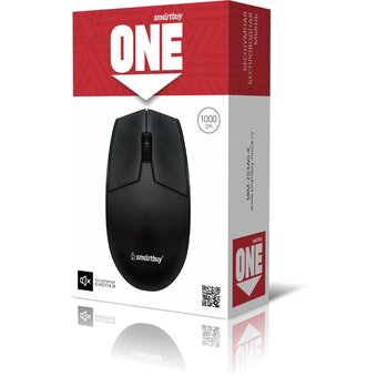 Мышь беспроводная Smartbuy One 203AG-K черная (SBM-203AG-K) 