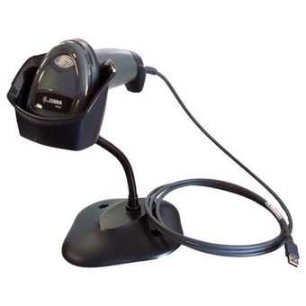  Сканер штрих-кода Zebra DS2208+Stand 2D (DS2208-SR7U2100SGW) проводной серый 