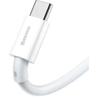  Кабель интерфейсный Baseus CATYS-02 USB to Type-C 66W силиконовый 1m white 