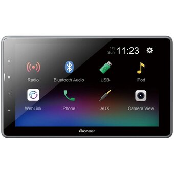 Автомагнитола Pioneer DMH-AF555BT 2DIN 4x50Вт AUX 9" 3 