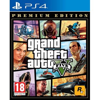 Игра Grand Theft Auto V - Premium Edition на PS4 русские субтитры 