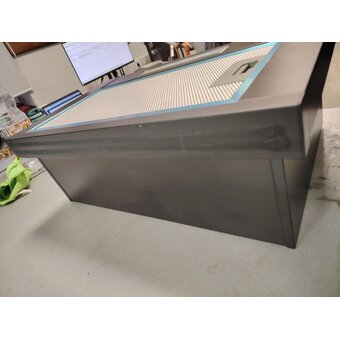  УЦ Вытяжка MAUNFELD Clyde 50 чёрное стекло (плохая упаковка, осутствует стеклянная рамка, потертости) 