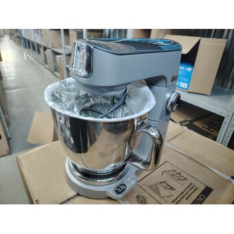  УЦ Кухонный комбайн Kenwood KVL85.004SI Titanium Chef Baker XL серебристый (плохая упаковка, б/у, нет документации, замена крышки, пересборка) 